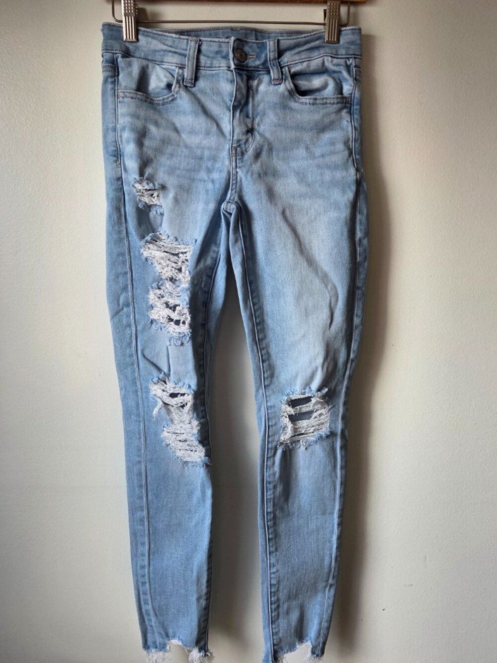 EUC AMERICAN EAGLE OUTFITTERS NEXT LEVEL STRETCH JEGGING SIZE 2 SHORT